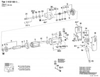 Bosch 0 602 120 001 GR.55 High Frequency Drill Spare Parts